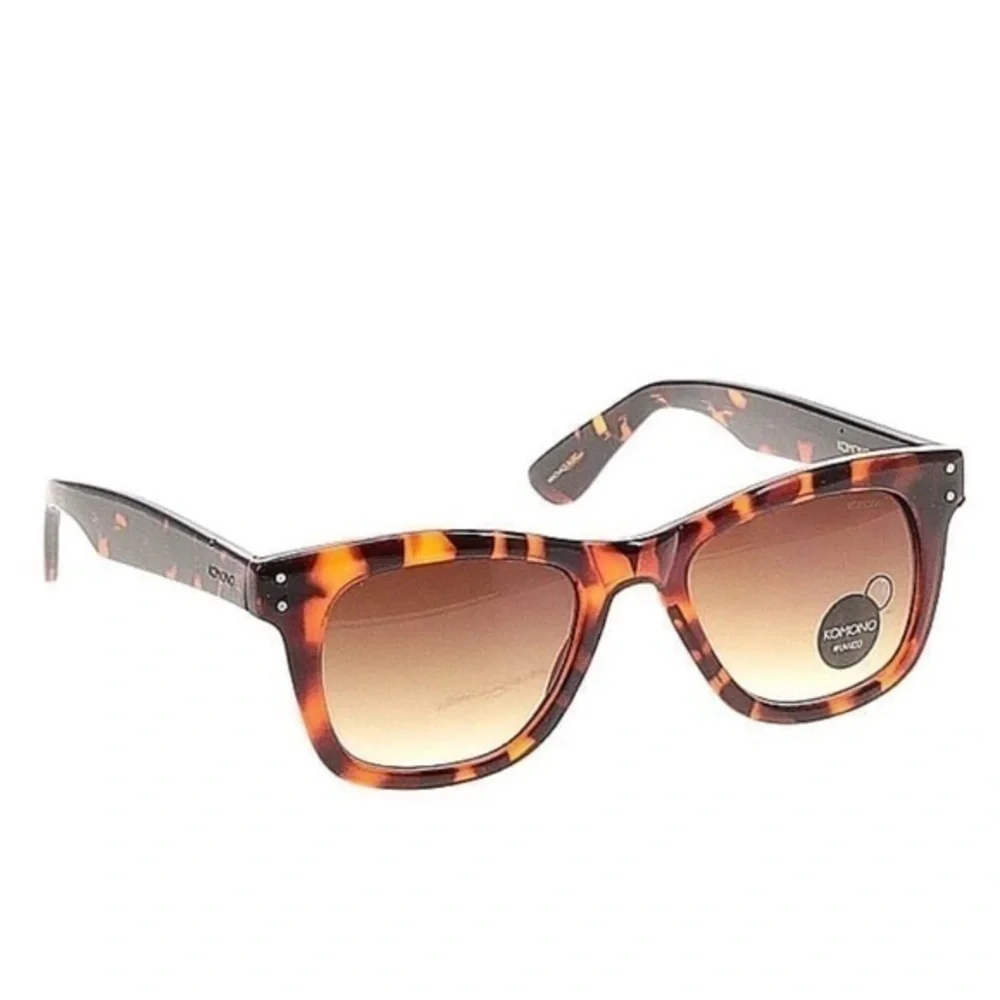 KOMONO Allen Tortoise Sunglasses (NEW) brown wayfarer